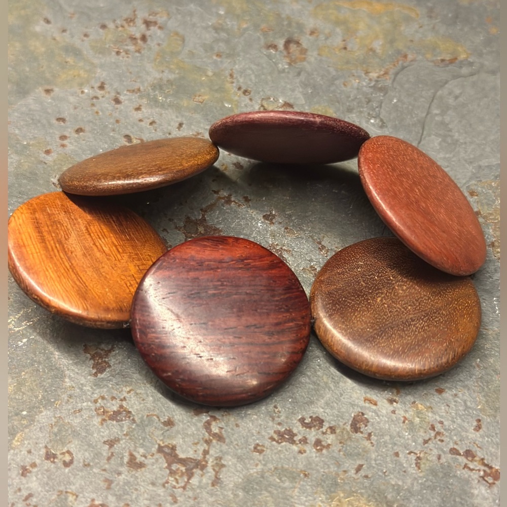 2/$10 or 3/$12 ❤️ Wooden Circle Stretch Bracelet